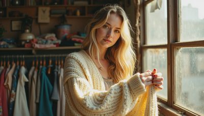 I Spent a Saturday Thrifting for the Ideal Oversized Cardigan, and Only One Was Worth Bringing Home