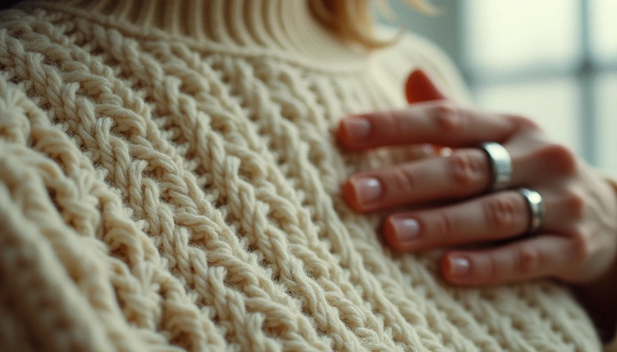 Deconstructing the Architecture of Heritage Wool Stitches Close-up of the dense, intricate cable-knit patterns on a vintage heavy cream wool fisherman sweater.