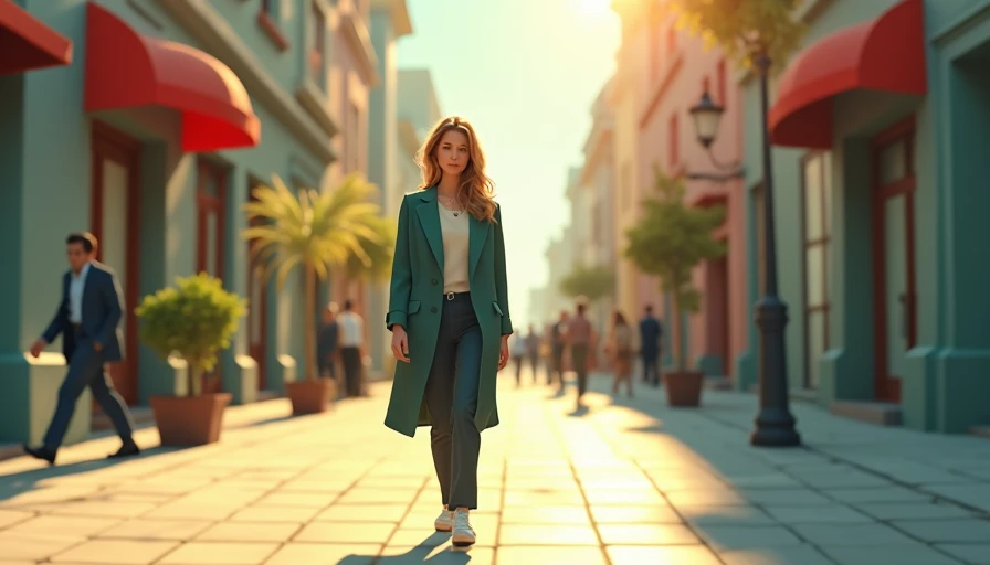 Visual context for Oversized blazer styling