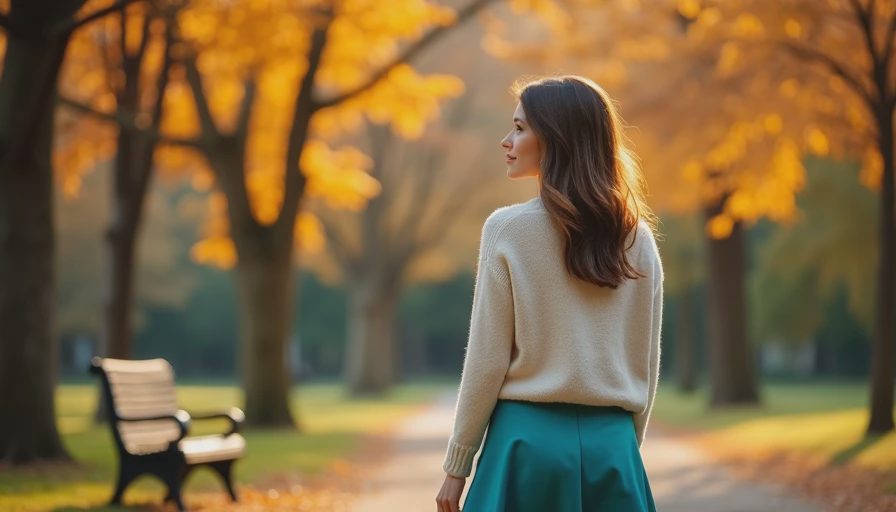 Visual context for fall looks with skirts